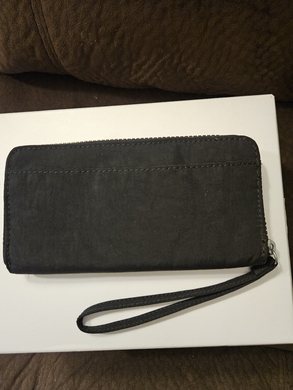 NWOT Kipling Alia Black Nylon Zip Around Wristlet Wallet - Picture 2 of 6